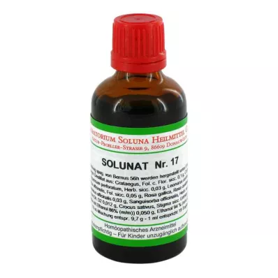 SOLUNAT N°17 gouttes, 50 ml