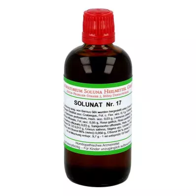 SOLUNAT N°17 gouttes, 100 ml