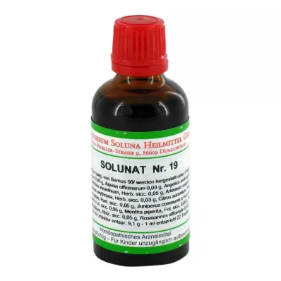 SOLUNAT N°19 gouttes, 50 ml