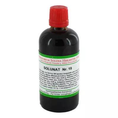 Solunat numéro 19 gouttes (100 ml)