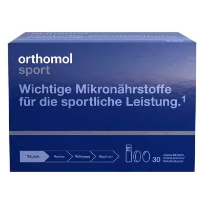 ORTHOMOL Combinaison flacon/comprimé/capsule Sport, 30 pièces