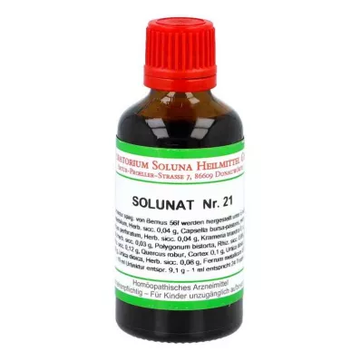 SOLUNAT N°21 gouttes, 50 ml