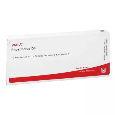 PHOSPHORUS D 8 ampoules, 10X1 ml