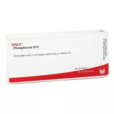 PHOSPHORUS D 12 ampoules, 10X1 ml