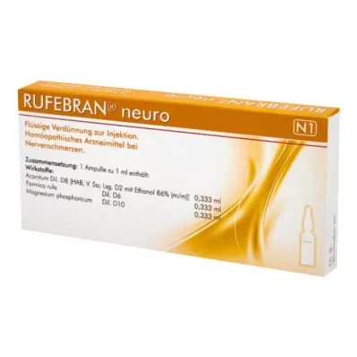 RUFEBRAN ampoules neuro, 10 pcs RUFEBRAN ampoules neuro, 10 pcs