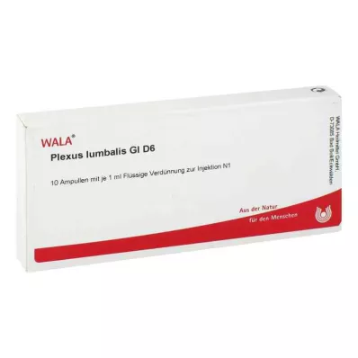 Ampoules Plexus Lumbalis Gl D6 (10x1 ml)