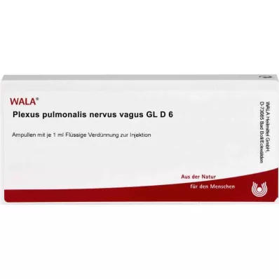 Ampoules Plexus Pulmonalis Nervus Vagus Gl D6 (10x1 ml) Ampoules Plexus Pulmonalis Nervus Vagus Gl D6 (10x1 ml)