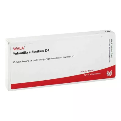 PULSATILLA E floribus D 4 ampoules, 10X1 ml