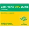ZINK VERLA OTC 20 mg Comprimés pelliculés, 100 pcs