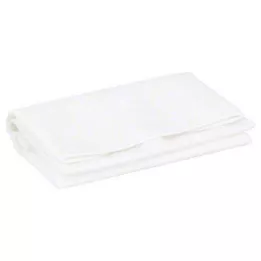 LÄTZCHEN Film plastique/éponge blanc avec poche, 1 pc