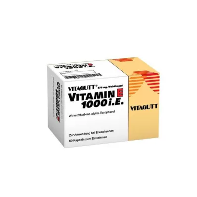 VITAGUTT Vitamine E 1000 capsules molles, 60 pc