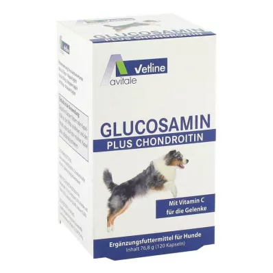 GLUCOSAMIN+CHONDROITIN Gélules pour chiens, 120pcs GLUCOSAMIN+CHONDROITIN Gélules pour chiens, 120pcs