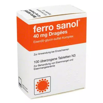 Ferro Sanol 40 mg comprimés enrobés, 100 pc