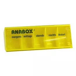 ANABOX Boîte journalière jaune, 1 pc