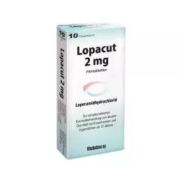 LOPACUT 2 mg Comprimés pelliculés, 10 pcs