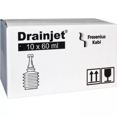 FREKA DRAINJET Solution saline 0,9% ISO, 10X60 ml