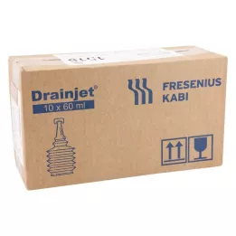 FREKA DRAINJET Solution saline 0,9% ISO, 10X60 ml