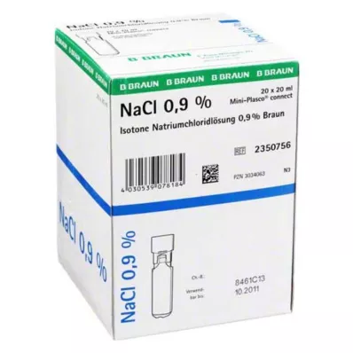KOCHSALZLÖSUNG Miniplasco connect 0,9%, 20X20 ml