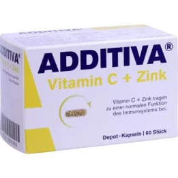 ADDITIVA Gélules de vitamine C Depot 300 mg, 60 gélules