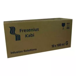 NATRIUMHYDROGENCARBONAT 8,4% verre pour perfusion, 10X100 ml
