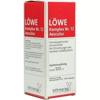 LÖWE KOMPLEX N°12 Aesculus gouttes, 100 ml