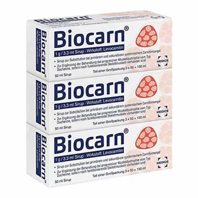 BIOCARN Sirop, 3X50 ml BIOCARN Sirop, 3X50 ml