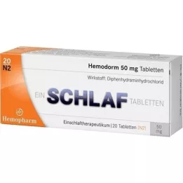 HEMODORM 50 mg Comprimés pour le sommeil, 20 pces