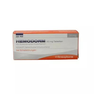 Hemodorm 50 mg comprimé de sommeil, 20 pc