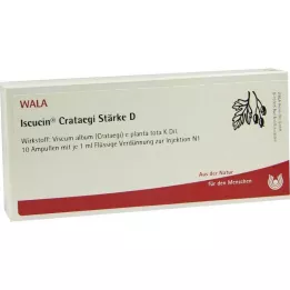 ISCUCIN crataegi amidon D ampoules, 10X1 ml