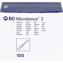 BD MICROLANCE Aiguille 23 G 1 1/4 0,6x30 mm, 100 pces
