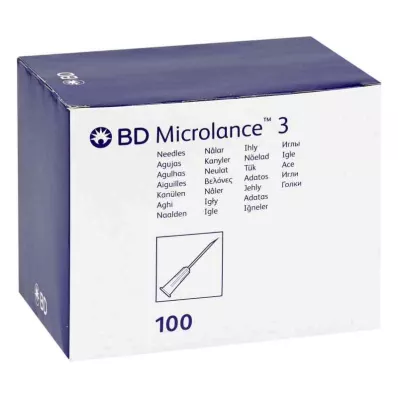 BD MICROLANCE Aiguille 23 G 1 1/4 0,6x30 mm, 100 pces