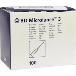 BD MICROLANCE Aiguille 26 G 1/2 Insul.0,45x13 mm, 100 pces