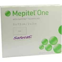 MEPITEL One 5x7,5 cm pansement filet silicone, 10 pces