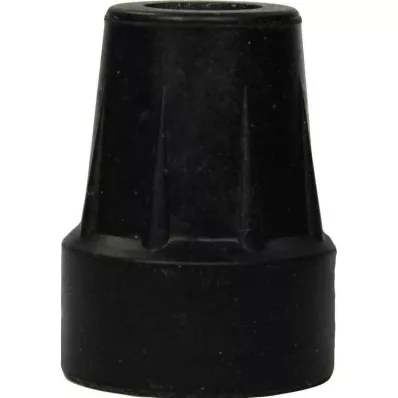 Capsule de béquille 18 / 19 mm, pièce de base avec insert en acier noir, 1 pièce Capsule de béquille 18 / 19 mm, pièce de base avec insert en acier noir, 1 pièce