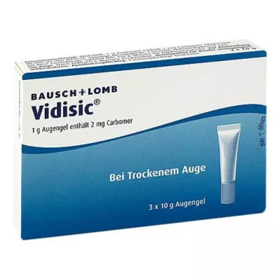 VIDISIC Gel pour les yeux, 3X10 g VIDISIC Gel pour les yeux, 3X10 g
