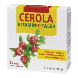 CEROLA Thaler de vitamine C Grandel, 32 pcs