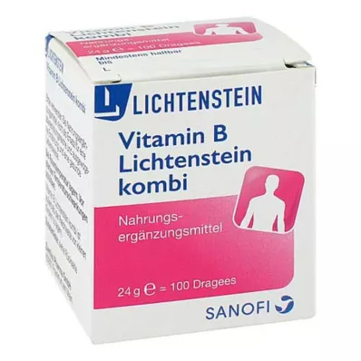 VITAMIN B LICHTENSTEIN Dragées Kombi, 100 pces VITAMIN B LICHTENSTEIN Dragées Kombi, 100 pces