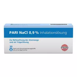 PARI Ampoules de solution pour inhalation NaCl, 20X2.5 ml