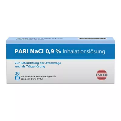 PARI Ampoules de solution pour inhalation de NaCl, 20X2,5 ml