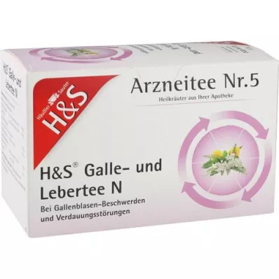 H&amp;S Tisane pour la bile et le foie N sachets filtres, 20X2.0 g