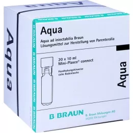 AQUA AD injectabilia Miniplasco connect L.I., 20X10 ml