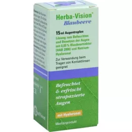 HERBA-VISION Gouttes pour les yeux à la myrtille, 15 ml