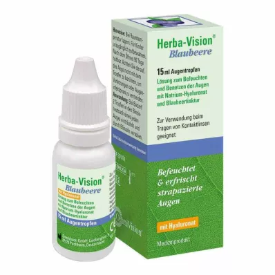 HERBA-VISION Gouttes pour les yeux à la myrtille, 15 ml