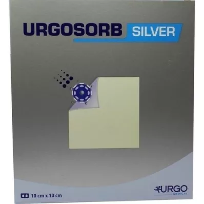 URGOSORB Compresses Silver 10x10 cm, 10 pces