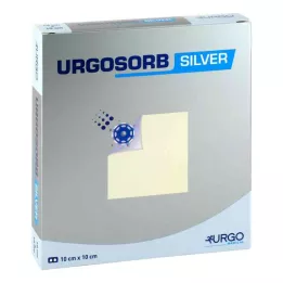 URGOSORB Compresses Silver 10x10 cm, 10 pces