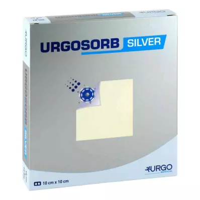 URGOSORB Compresses Silver 10x10 cm, 10 pces