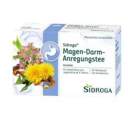 SIDROGA Tisane stimulante pour lestomac et lintestin, sachets filtres, 20X2.0 g
