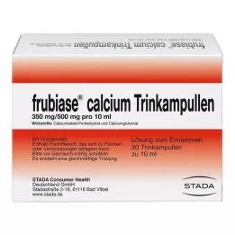 FRUBIASE CALCIUM T ampoules buvables, 20 pcs