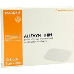 ALLEVYN Pansement mince Thin 5x6 cm, 10 pces