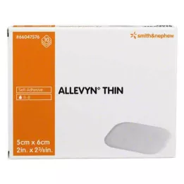ALLEVYN Pansement mince Thin 5x6 cm, 10 pces